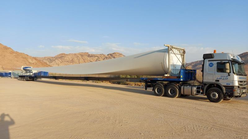 Transport of Vestas V136 Blade